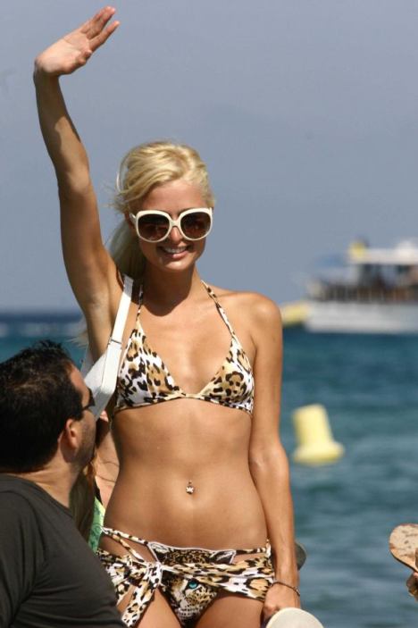 Paris Hilton on vacation